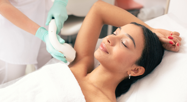 Haarentfernung mit Laser